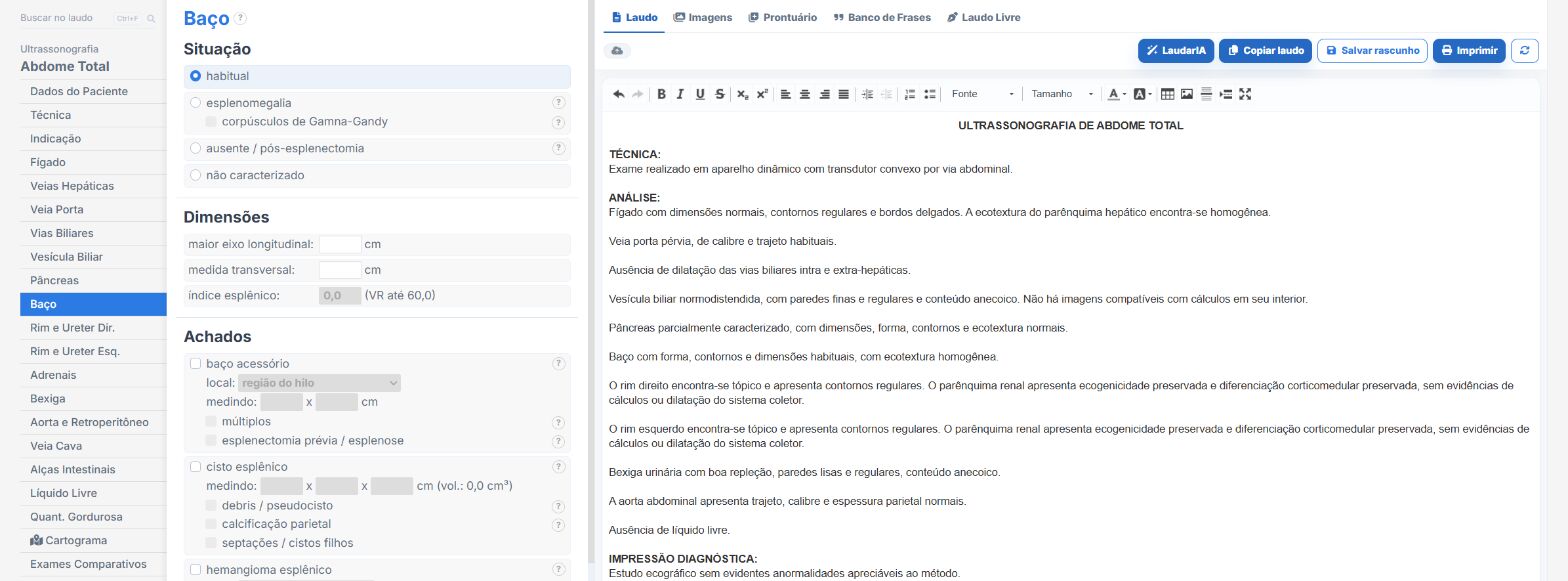 Pantalla de Laudário: bazo